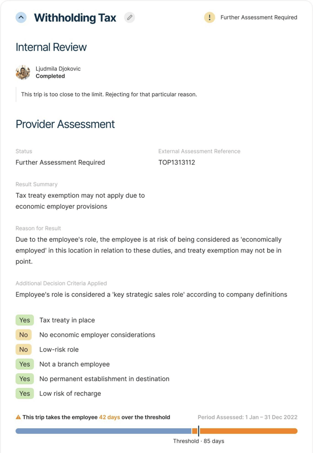 Withholding Tax Q3 PR